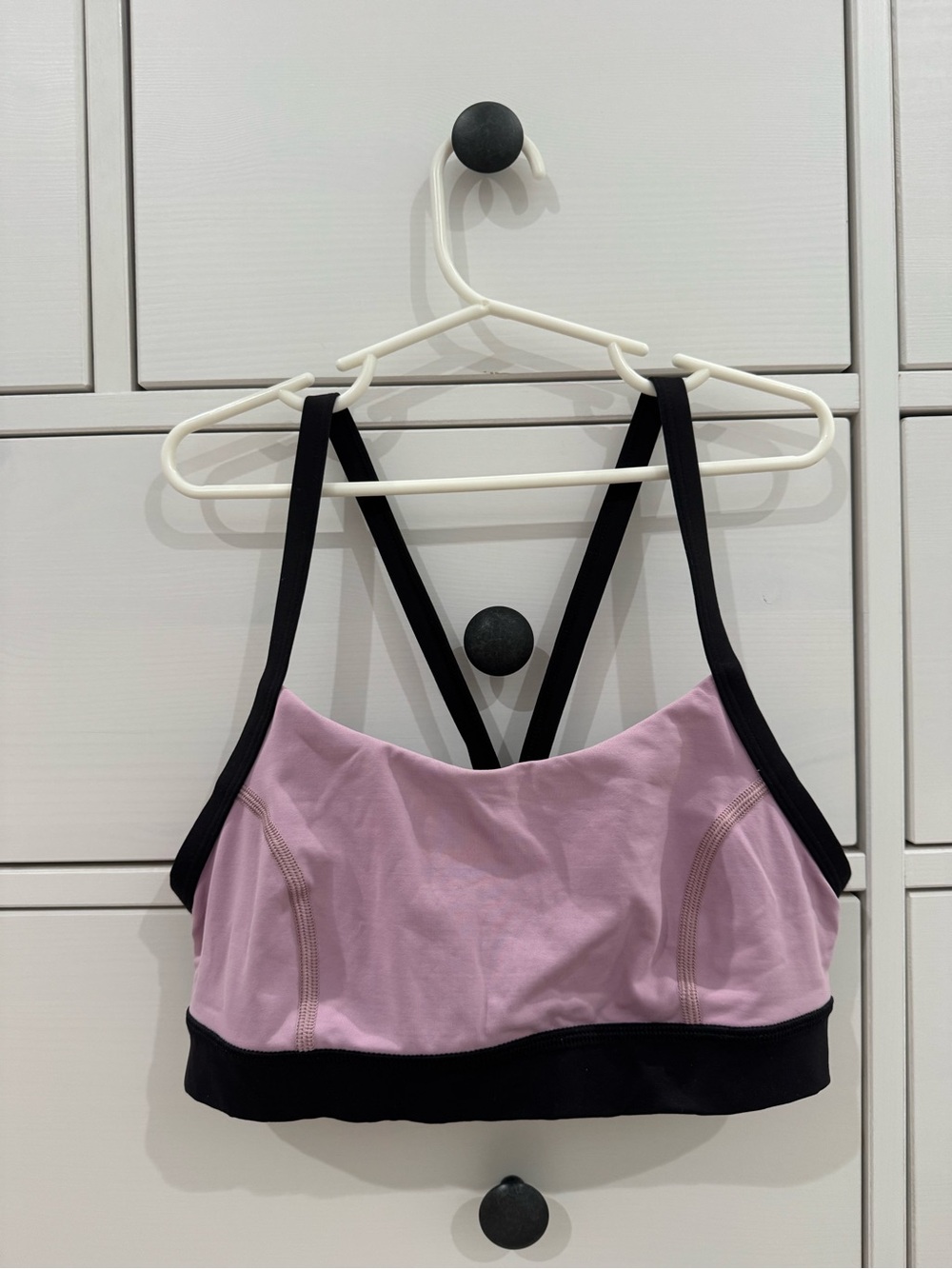 Lululemon Rise and Run Sports Bra in Rose Blush
